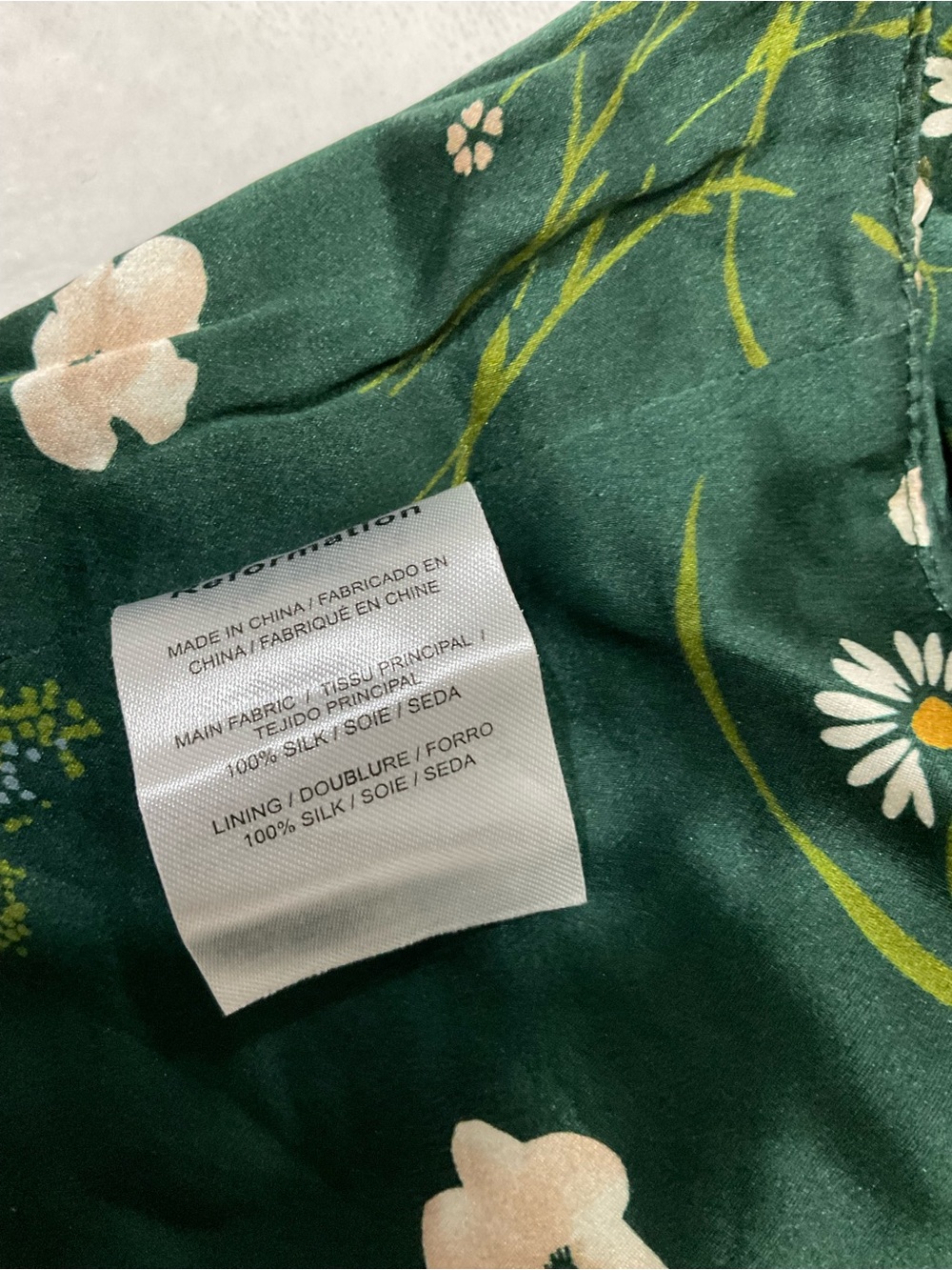 Reformation Silk Carrie Floral 2 Piece Set - Picture 15 of 16